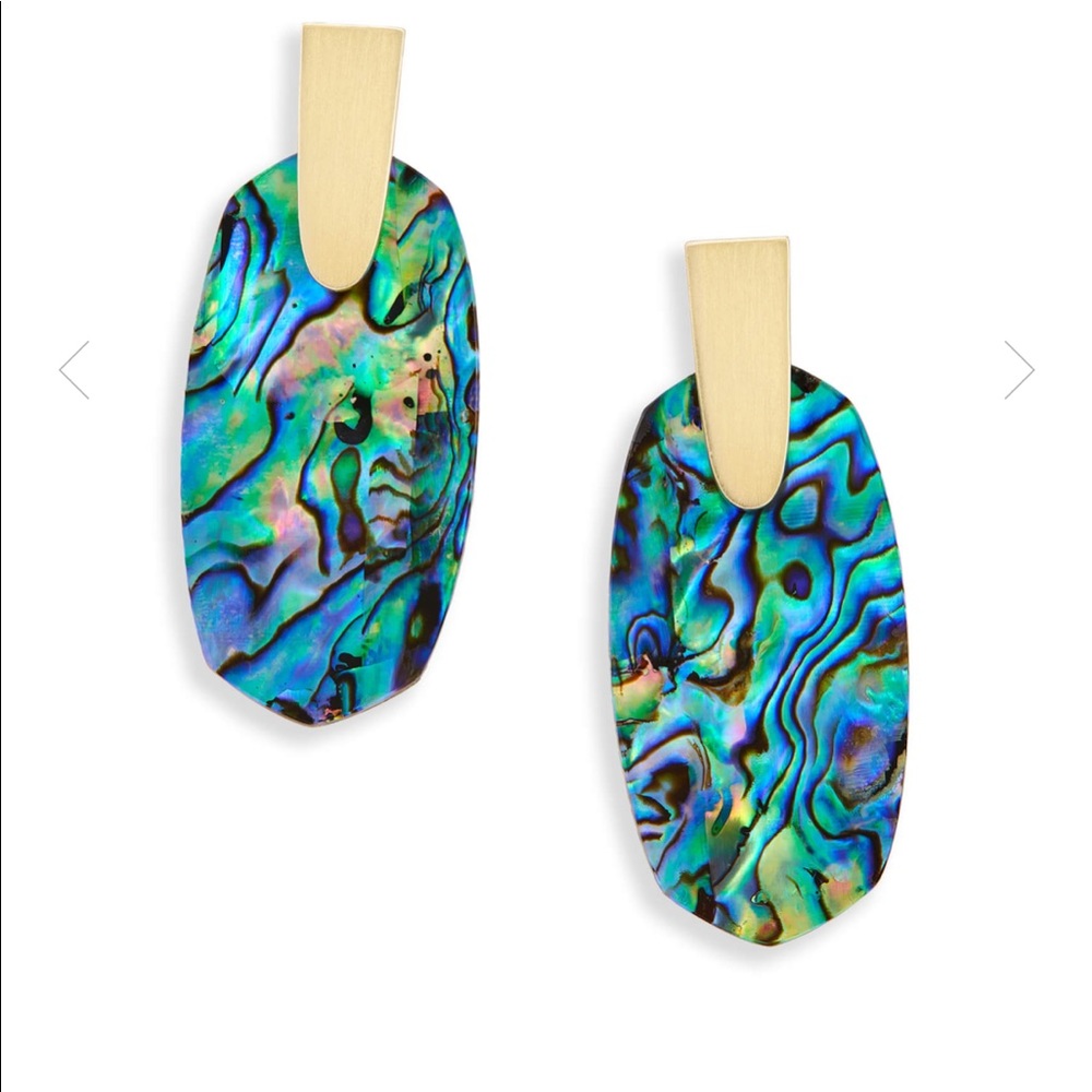 Abalone SET earrings and necklace